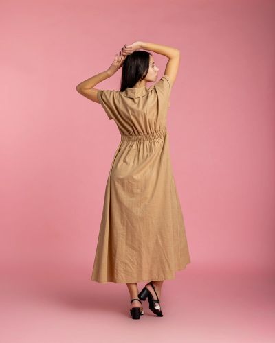 Aziza Dress with Metallic Sparks