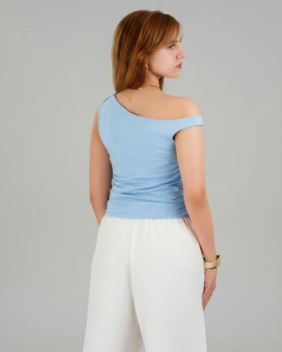 Plein De Vie one shoulder top