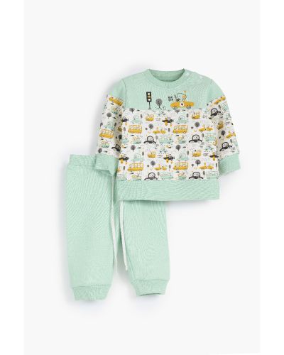 Big truck Rouned Printed Set