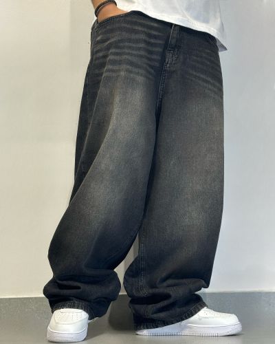 stonewashed black jeans