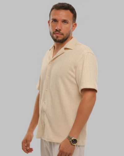  Linen Cuban Collar Shirt