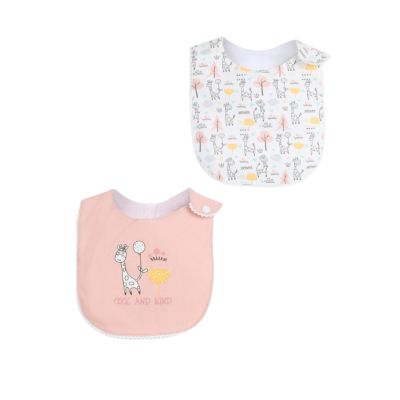 Printed Bib Pack Of 2 