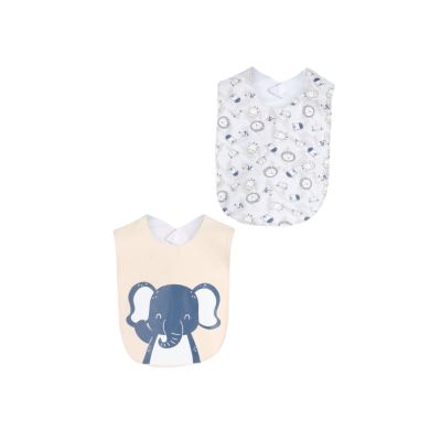 Printed Baby Bib Pack Of 2