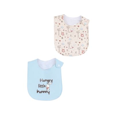 Printed Baby Bib Pack Of 2