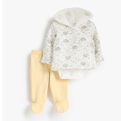  Green Village Rouned Printed Set