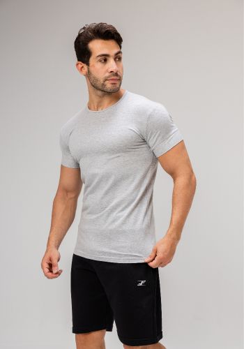 Half Sleeve Undershirt, Grey For men