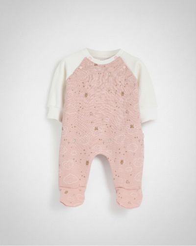 Goog night Rouned Printed Romper