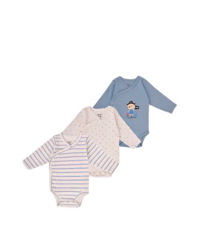 Baby Kimono Pack Of 3 -3-6 mth