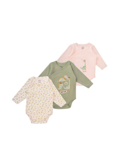 Baby Kimono Pack Of 3-0-3 mth