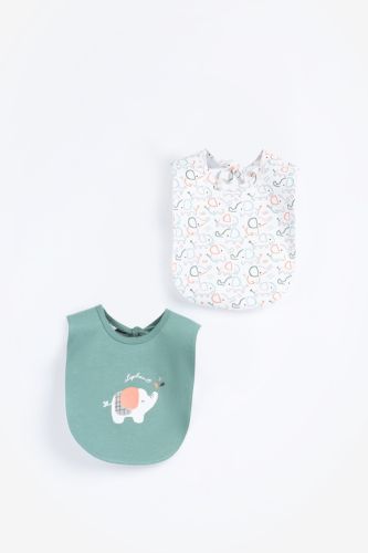 Printed Baby Bib Pack Of 2