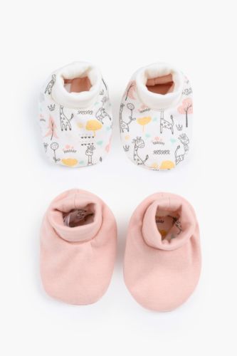 Printed Slippers Pack Of 2
