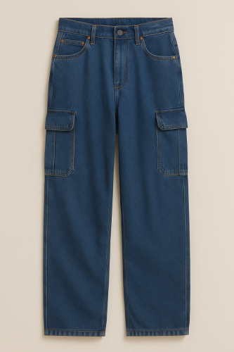 Blue Cargo Sweats
