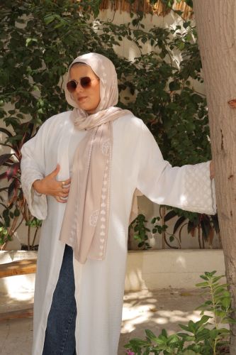 The hand-made sleeves Kettan Cardigan-White-One Size