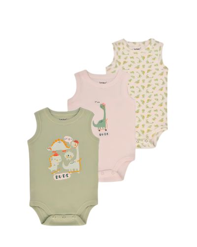 Baby Bodysuit Pack Of 3