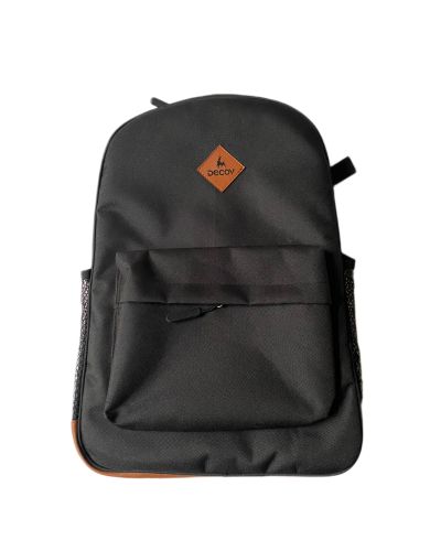 Classic Backpack with Snake Pattern Accents