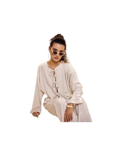 Pure Beige Linen Set