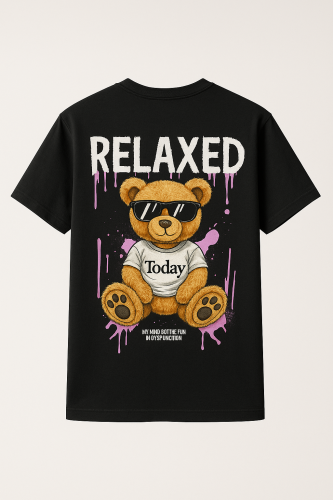T-shirt -Black-S