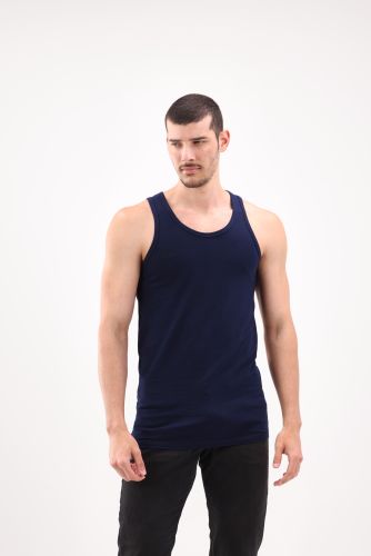 Men's Tank Top-Navy-M