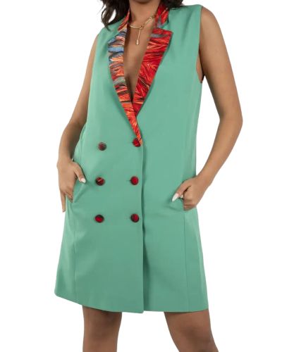 Green Vest Dress