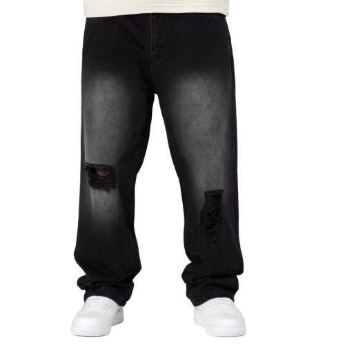 Ripped jeans black