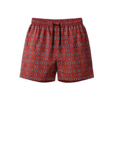 Red Rebel Swim Short