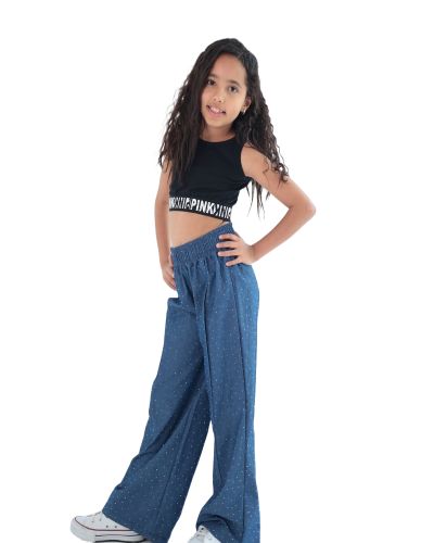 Crop top-White-6 yrs