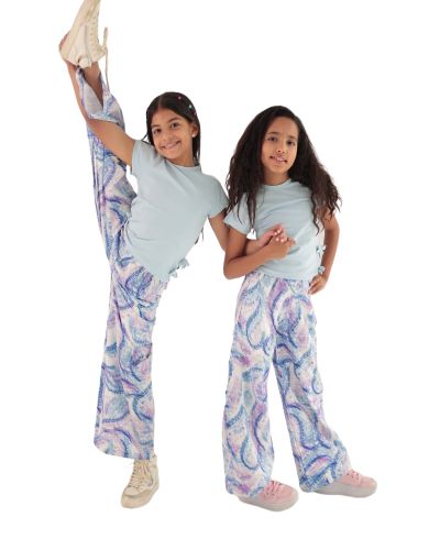 Pants Lotus Purple and Green-Purple-6 yrs