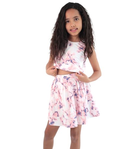 Skirt set-Pink-8 yrs