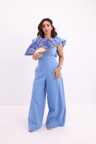 Ibiza Jumpsuit-Navy-S