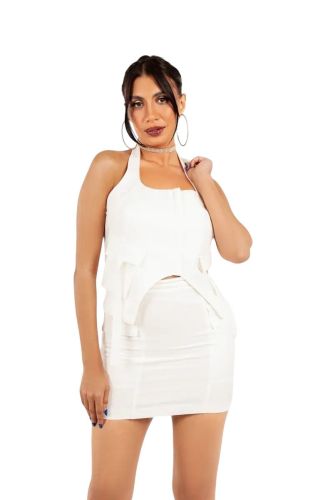 Shiny White Vest