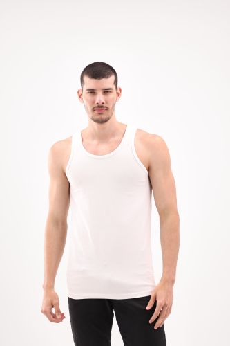 Men's Tank Top-White-M