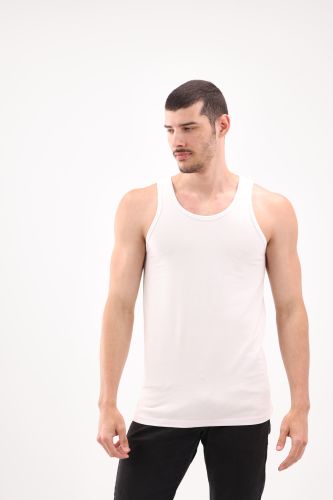 Men's Tank Top-White-M