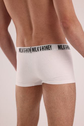 Men's Short Trunks-White-M