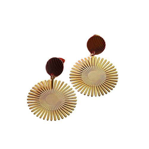 Copper Gold Plated earring
