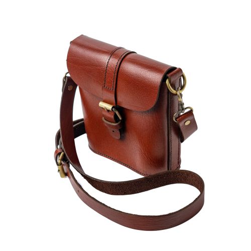 Iconic Cross- bag-Chestnut-M