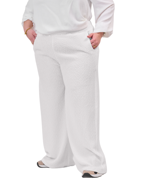 plus size pants -Black-48