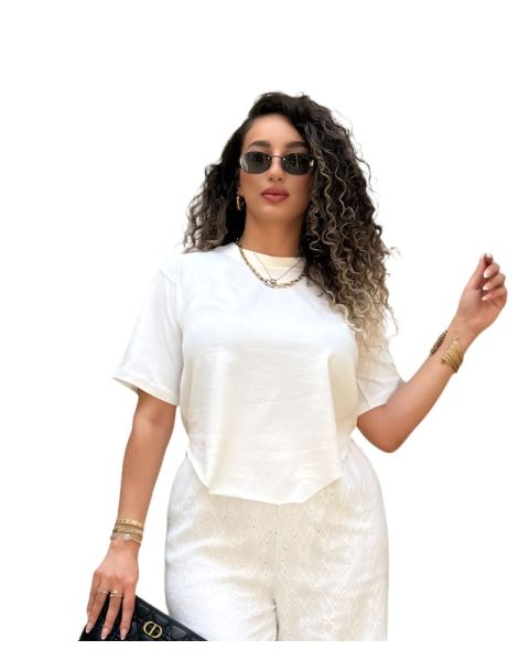 Capri’s White Tee (Non transparent)