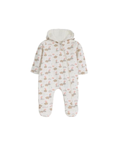 Happy Hooded Printed Romper