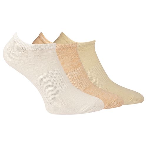 A Pack Of 3 Pieces LowCut Plain Socks MultiColoure