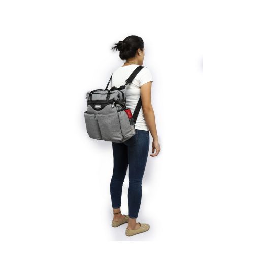 Petit Bebe Baby Diaper Bag Premium -Gray
