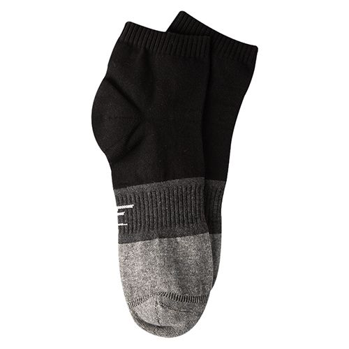 Short Plain Socks Liner Heel And Toe MultiColoure For Men