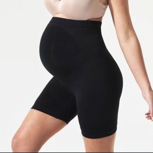 maternity short-Black-L