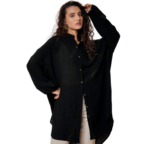 Pure Cotton gauze shirt