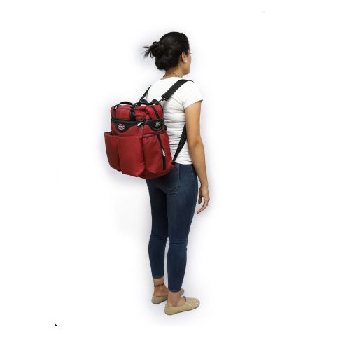Petit Bebe Baby Diaper Bag Premium -Burgundy