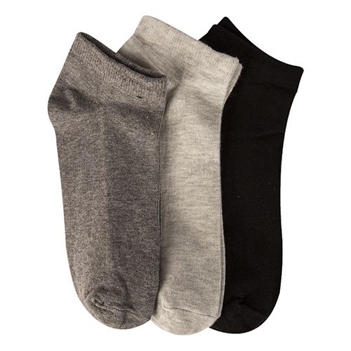 A Pack Of 3 Pieces Ankle Printed Socks MultiColoure