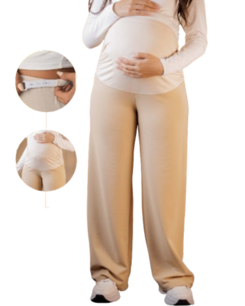maternity formal pants-Off-White-34 in - L