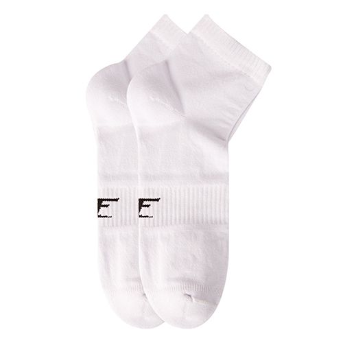 Short Plain Socks Liner Heel And Toe White For Men-White-40