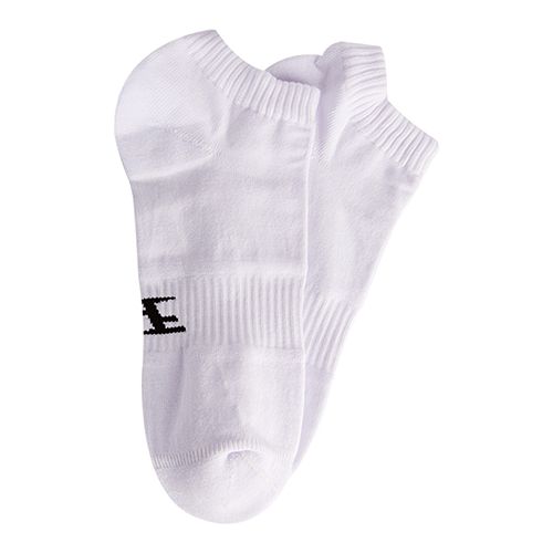 Ankle Plain Socks Liner Heel And Toe White For Men-White-40