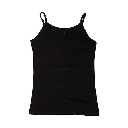 Basic Plain Protel Black For Women-Black-M