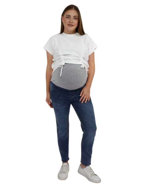maternity skinny jeans-Denim-34 in - L